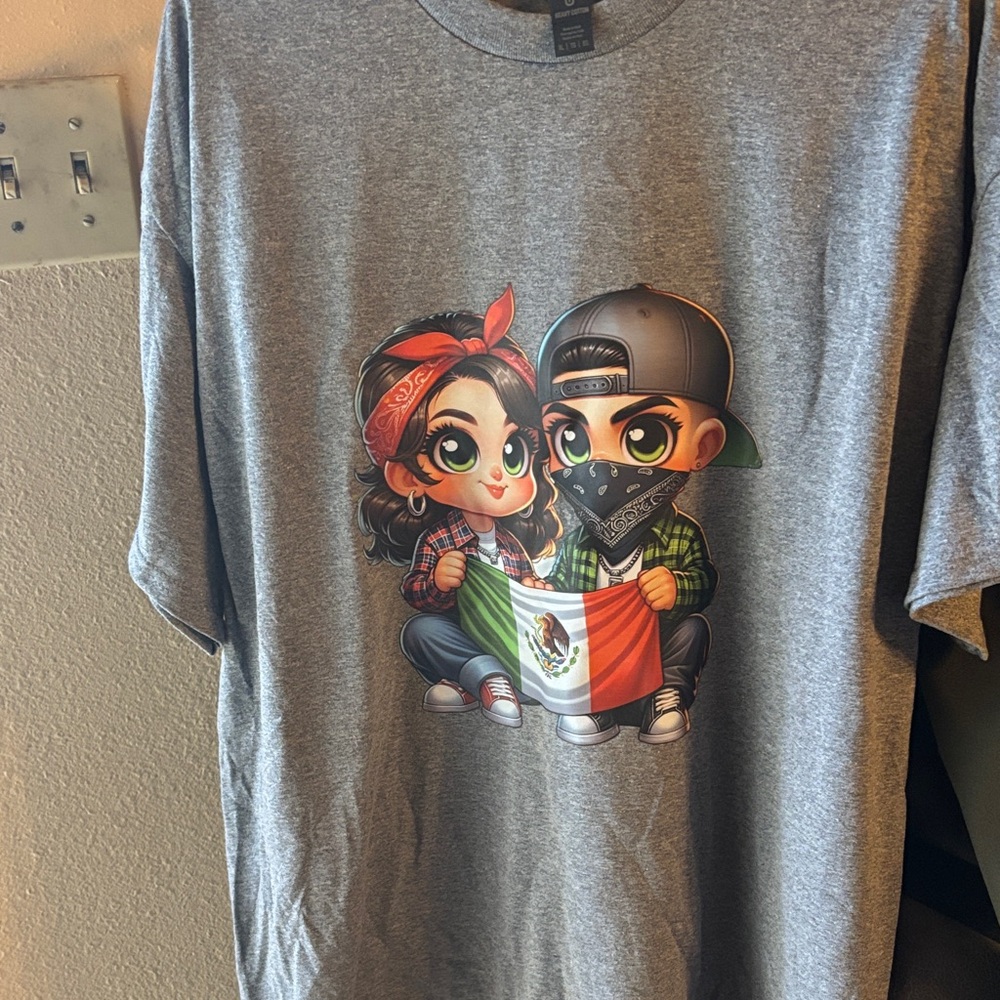 Gray Graphic T-Shirt